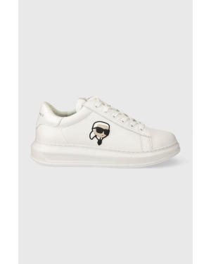 Karl Lagerfeld sneakersy skórzane KAPRI MENS kolor biały KL52530N