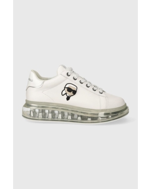Karl Lagerfeld sneakersy skórzane KAPRI KUSHION kolor biały KL62630N