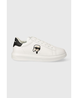 Karl Lagerfeld sneakersy skórzane KAPRI MENS kolor biały KL52530N
