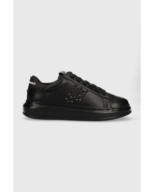 Karl Lagerfeld sneakersy skórzane KAPRI MENS kolor czarny KL52574