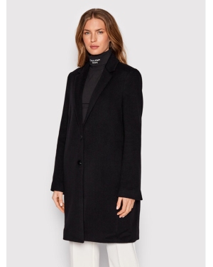 Calvin Klein Płaszcz wełniany K20K204155 Czarny Regular Fit