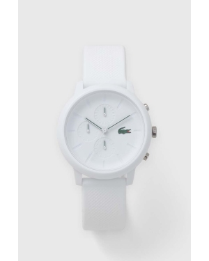 Lacoste zegarek 2011246 męski kolor biały