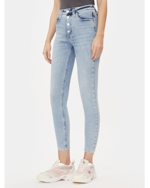 Calvin Klein Jeans Jeansy J20J222145 Niebieski Super Skinny Fit