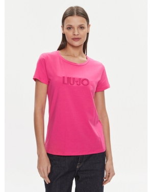 Liu Jo T-Shirt TA4136 JS003 Różowy Regular Fit
