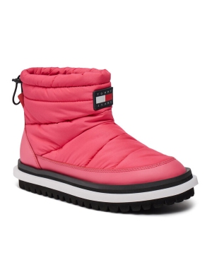 Tommy Jeans Botki Tjw Padded Flat Boot EN0EN02292 Różowy