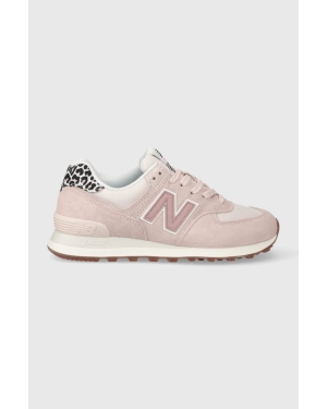 New Balance sneakersy 574 kolor różowy