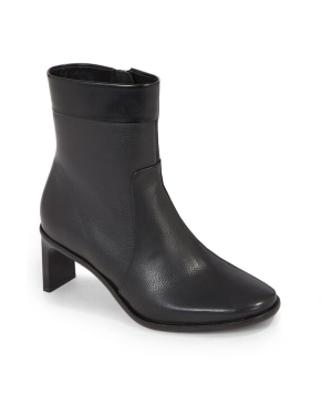 Calvin Klein Botki Curved Stil Ankle Boot 55 HW0HW01889 Czarny