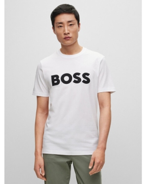 Boss T-Shirt Tiburt 345 50486200 Biały Regular Fit