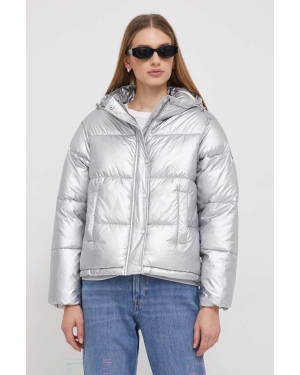 Pepe Jeans kurtka MORGAN SILVER damska kolor srebrny zimowa