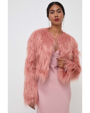 Pinko kurtka damska kolor różowy przejściowa