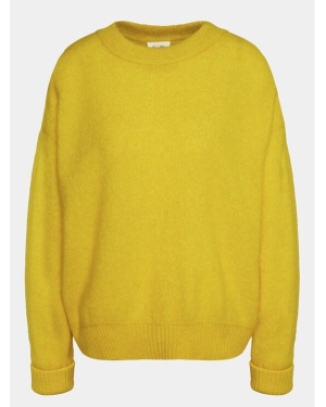American Vintage Sweter Vitow VITO18EE24 Żółty Regular Fit