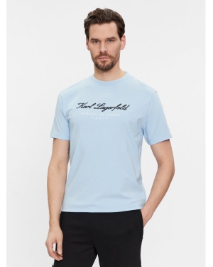 KARL LAGERFELD T-Shirt 755403 541221 Niebieski Regular Fit