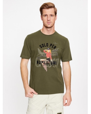 Aeronautica Militare T-Shirt 232TS2131J584 Zielony Comfort Fit