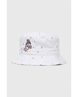 Polo Ralph Lauren kapelusz bawełniany kolor biały bawełniany