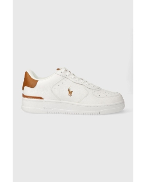 Polo Ralph Lauren sneakersy skórzane Masters Crt kolor biały 809923071002