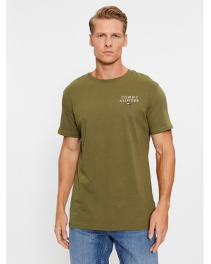 Tommy Hilfiger T-Shirt UM0UM02916 Zielony Regular Fit