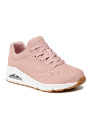 Skechers Sneakersy Uno Stand On Air 73690/BLSH Różowy