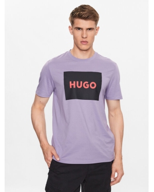 Hugo T-Shirt 50467952 Fioletowy Regular Fit