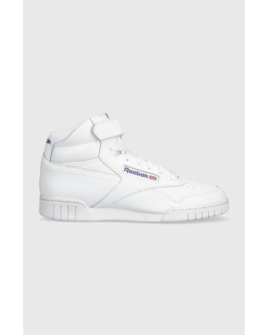 Reebok sneakersy skórzane EX-O-FIT Hi kolor biały 100000108
