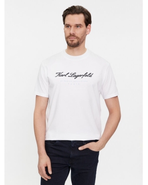 KARL LAGERFELD T-Shirt 755403 541221 Biały Regular Fit