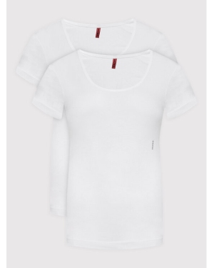 Hugo Komplet 2 t-shirtów Twin 50469660 Biały Regular Fit