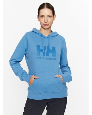 Helly Hansen Bluza Logo 33978 Niebieski Regular Fit
