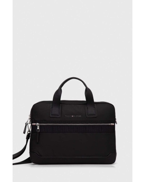 Tommy Hilfiger torba na laptopa kolor czarny