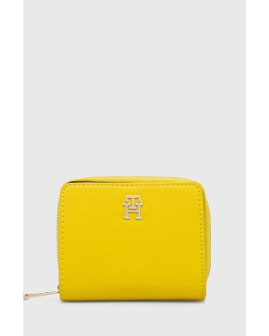 Tommy Hilfiger portfel damski kolor żółty