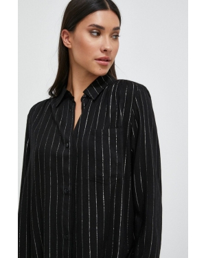 Tommy Hilfiger koszula piżamowa damska kolor czarny