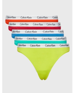 Calvin Klein Underwear Komplet 5 par stringów 000QD3585E Kolorowy