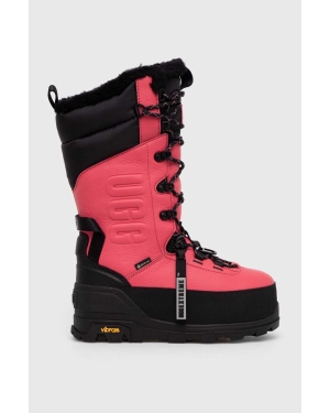 UGG śniegowce Shasta Boot Tall kolor różowy 1151850