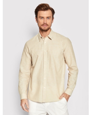 Selected Homme Koszula New Linen 16079052 Beżowy Regular Fit