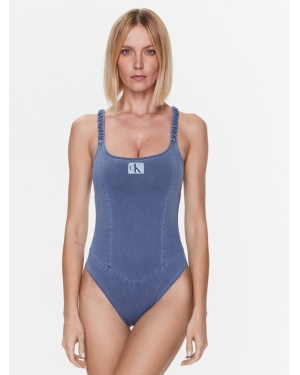 Calvin Klein Swimwear Strój kąpielowy KW0KW02072 Niebieski