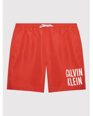 Calvin Klein Swimwear Szorty kąpielowe Intense Power KV0KV00006 Czerwony Regular Fit