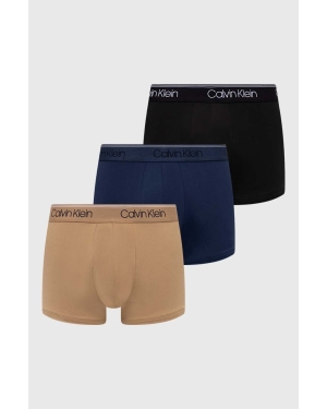 Calvin Klein Underwear bokserki 3-pack męskie kolor beżowy