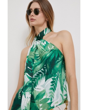 Lauren Ralph Lauren bluzka damska kolor zielony wzorzysta
