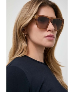 Marella okulary przeciwsłoneczne damskie kolor brązowy
