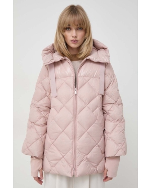 Marella kurtka puchowa damska kolor różowy zimowa