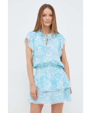 Melissa Odabash sukienka plażowa kolor niebieski