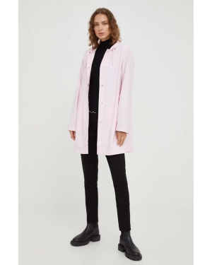 Rains kurtka przeciwdeszczowa 18050 Jackets damska kolor różowy przejściowa