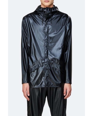 Rains kurtka przeciwdeszczowa Jacket 1201 kolor czarny przejściowa 1201.SHINYBLACK