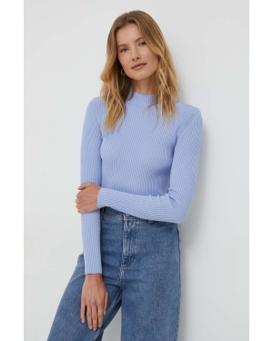 Sisley sweter damski kolor niebieski