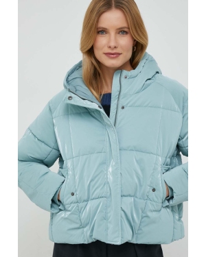 Sisley kurtka damska kolor niebieski zimowa