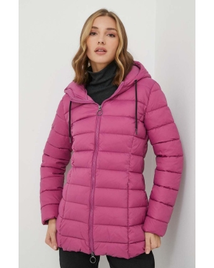Sisley kurtka damska kolor różowy zimowa