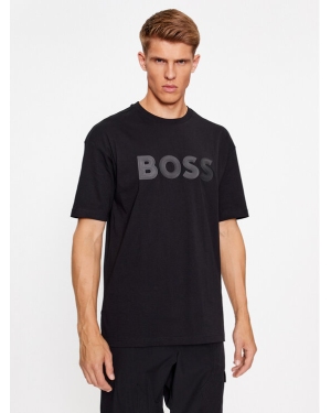 Boss T-Shirt Tee Lotus 50501232 Czarny Regular Fit