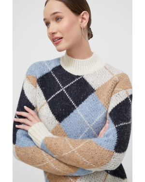 Superdry sweter damski kolor beżowy