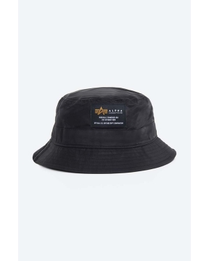 Alpha Industries kapelusz bawełniany VLC Cap kolor czarny bawełniany 116912.03-CZARNY