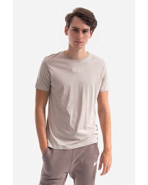 Alpha Industries t-shirt bawełniany męski kolor beżowy z nadrukiem 118529.627-KREMOWY