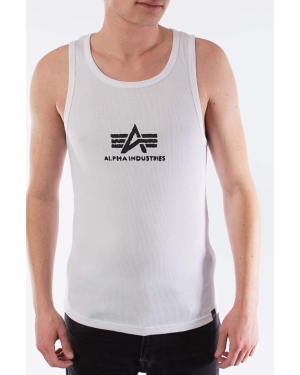 Alpha Industries t-shirt bawełniany kolor biały 176545.92-BIALY