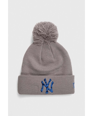 New Era czapka kolor szary NEW YORK YANKEES